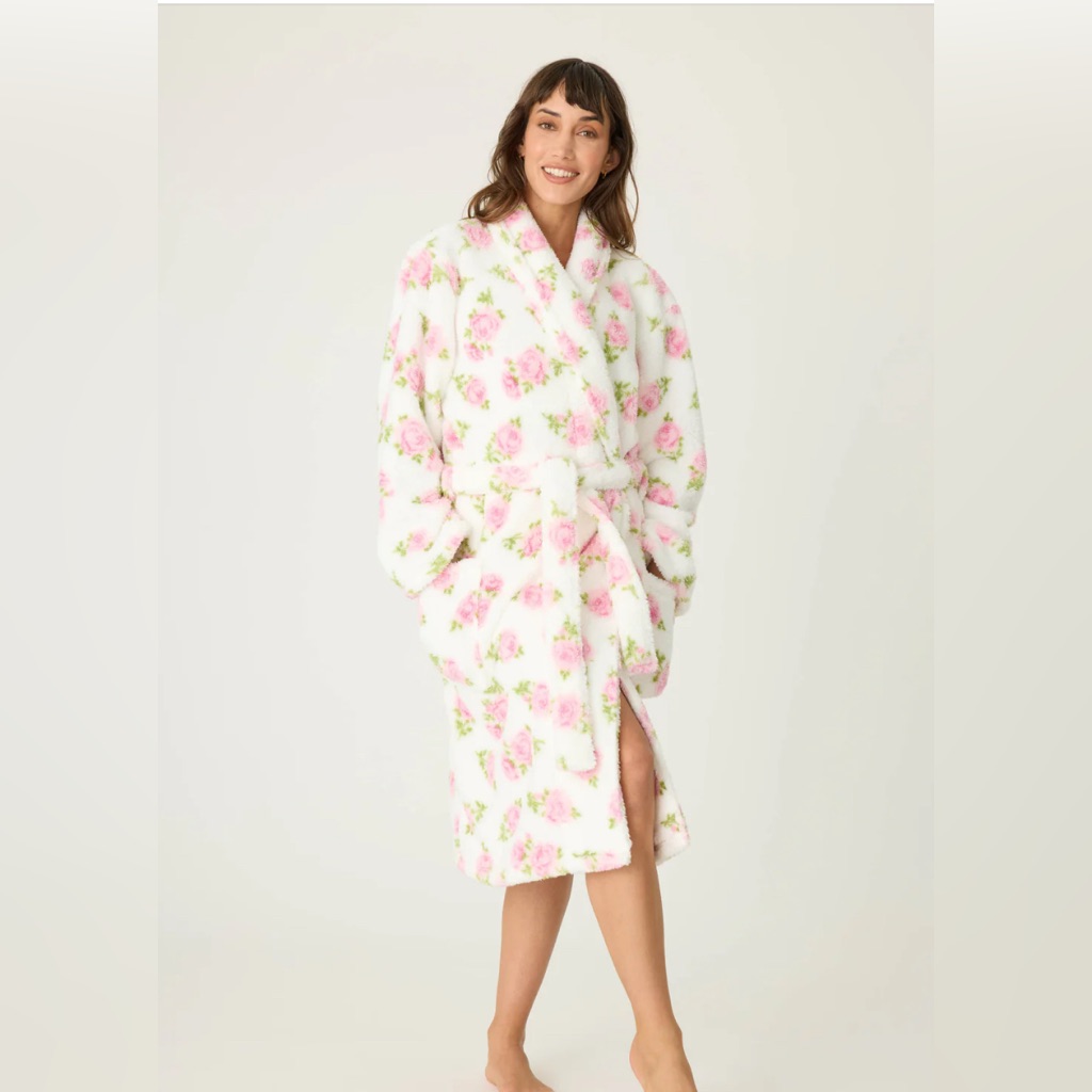 Soft And Super Cozy Floral Robe